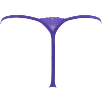 V-9689 babydoll & string purple