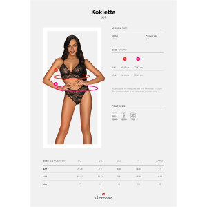 OB Kokietta 2pcs set black