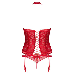 OB Flameria corset & thong red