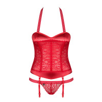 OB Flameria corset & thong red