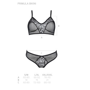 PE ECO Primula bikini black