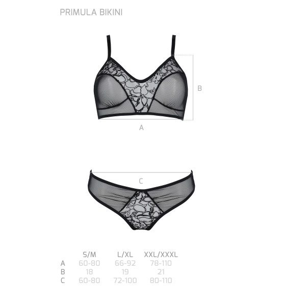 PE Primula bikini black S/M