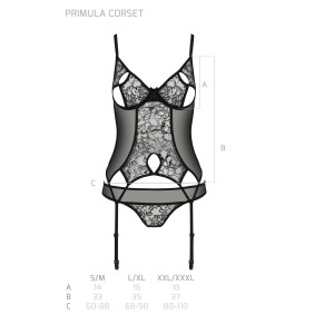 PE ECO Primula corset black