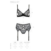 PE ECO Primula 3pcs set with open bra black