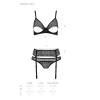 PE ECO Zinnia 3pcs set black