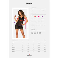 OB Renelia chemise & thong black
