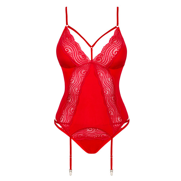 OB Diyosa corset & panties red