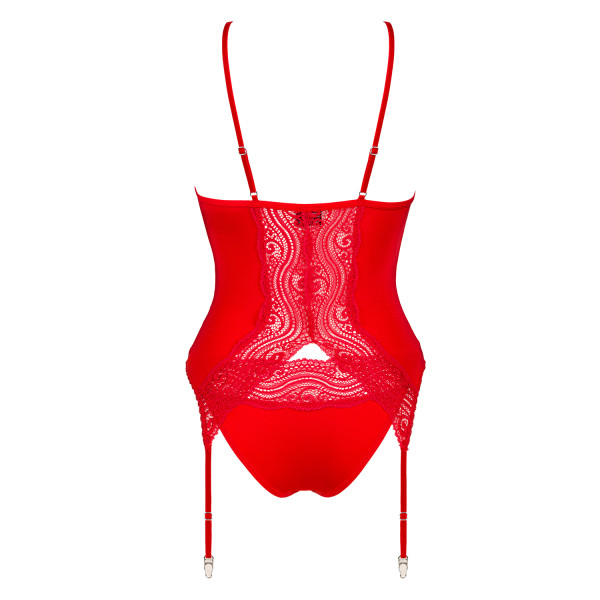 OB Diyosa corset & panties red