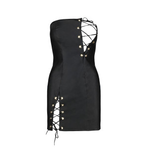 PE Celin chemise & thong black