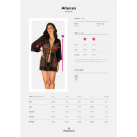 OB Allunes peignoir black-leo