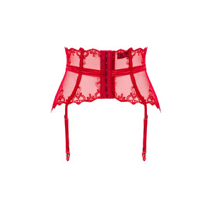 OB Lonesia garter belt red