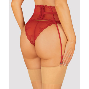 OB Lonesia garter belt red