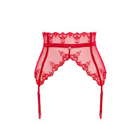 OB Lonesia garter belt red