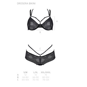 PE ECO Drosera 2pcs set bikini black