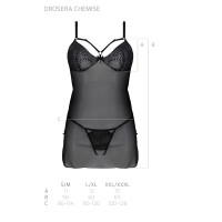 PE ECO Drosera chemise & thong black