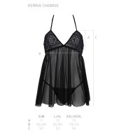 PE ECO Kerria chemise & thong black