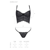 PE ECO Kerria 2pcs set black