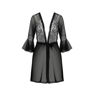 PE ECO Leafa peignoir black