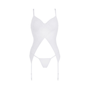 AV Adelina corset & thong white