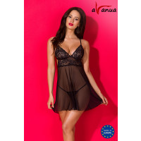 AV Leslie chemise & thong black