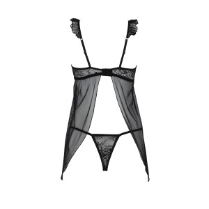 AV Milagros chemise & thong black