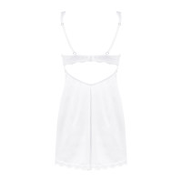 OB Amor Blanco underwire chemise & thong white