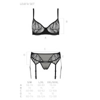 PE ECO Leafa 3pcs set black