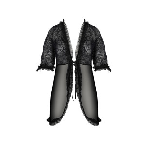 PE ECO Selaginella peignoir black