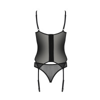 PE ECO Selaginella corset & thong black