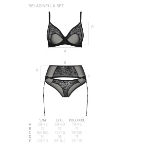 PE ECO Selaginella 3pcs set black