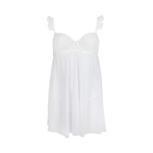 AV Milagros chemise & thong white