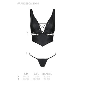 PE Francesca bikini 2pcs set black