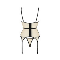PE Serara corset & thong beige