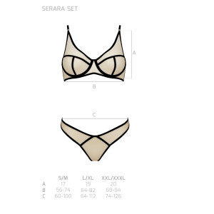 PE Serara 2pcs set beige