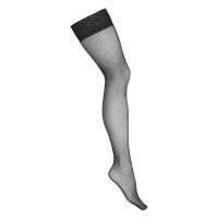 KO H010 fishnet hold ups black