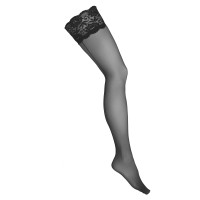 KO H002 hold ups black 20den L/XL