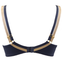 V-9421 push-up bra blue-beige
