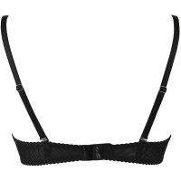 V-9831 bra black with open cups