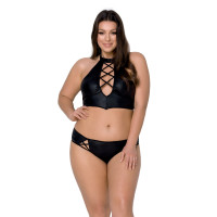 PS Nancy Size Plus bikini 2pcs set black