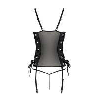 PS Malwia Size Plus corset & thong black