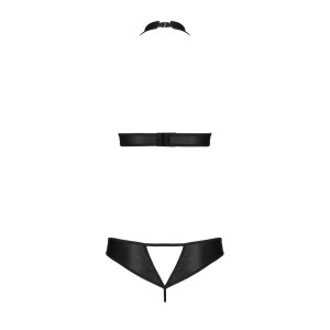 PS Malwia Size Plus 2pcs set with open bra black