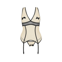 PS Viena Size Plus corset & thong beige