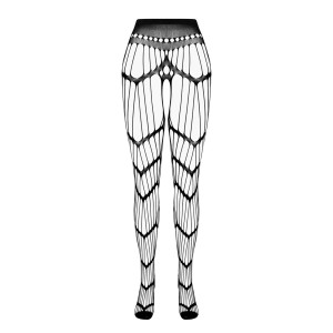 PE ECO Strumpfhose ouvert S006 black