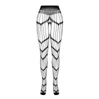 PE ECO Strumpfhose ouvert S006 black