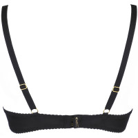 V-9781 bra black with open cups