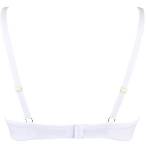 V-9791 bra white with open cups
