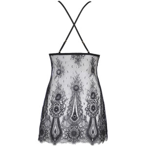V-9789 babydoll & string black