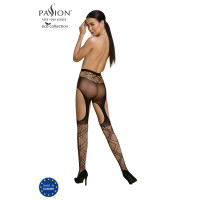 PE ECO Straps-Strumpfhose S005 black