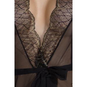 PS Amberly Size Plus peignoir black