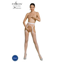 PE ECO Straps-Strumpfhose S008 white